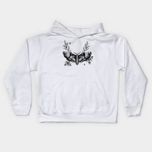 Death Head Moth Kids Hoodie